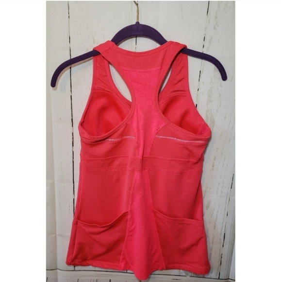 ATHLETA neon pink Turbocharge athletic tank S tall - Picture 2 of 5